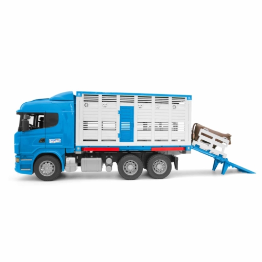 Bruder Scania R Series Cattle Transport Truck And 1 Cow