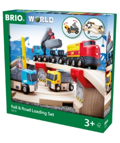 BRIO Set - Rail And Road Loading Set
