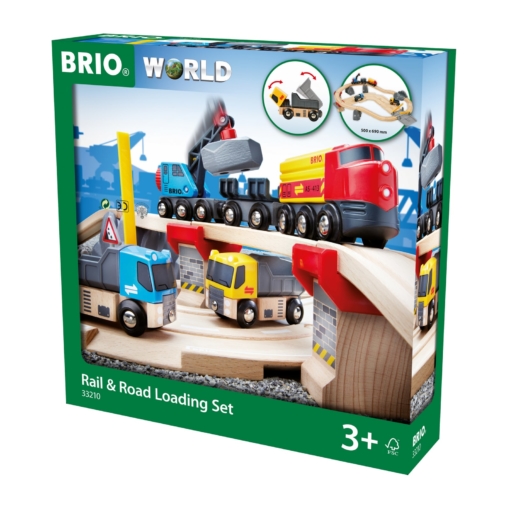 BRIO Set - Rail And Road Loading Set